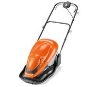Flymo EasiGlide 360 Hover Collect Lawn Mower - 1800W Motor, 36cm Cutting Width, 26 Litre Grass Box, Folds Flat, 10m Cable Length, Orange and Grey