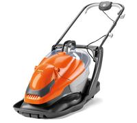 Flymo EasiGlide Plus 360V Hover Collect Lawn Mower - 1800W Motor, 36cm Cutting Width, 26 Litre Grass Box, Folds Flat, 10m Cable Length, Orange and Gr