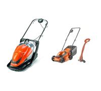 Flymo EasiGlide Plus 360V Hover Collect Lawn Mower - 1800W Motor, 36cm Cutting Width, 26 Litre Grass & SimpliMow 300 Electric Rotary Lawn Mower with