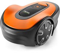FLYMO EasiLife GO 500 Robot Lawn Mower, Orange,Silver/Grey