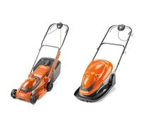 Flymo EasiMow 380R Electric Rotary Lawn Mower - 38 cm Cutting Width, 45 Litre Grass Box, Close & EasiGlide 300 Hover Collect Lawn Mower - 1700W Motor, 30cm Cutting Width, 20 Litre Grass Box