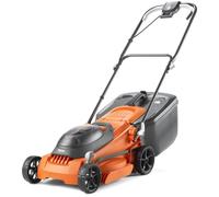 FLYMO EasiStore 380R Cordless Rotary Lawn Mower - Orange & Black, Black,Orange