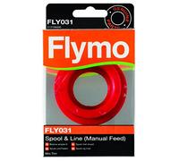 Flymo FLY031 Single Line Manual Feed Spool and Line to Suit Mini Trim and Mini Trim ST - Red