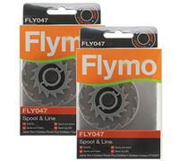 Flymo Genuine Cordless Contour XT 500XT Strimmer Spool & Line (Pack of 2, FLY047)