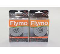 Flymo Genuine Multi Trim 250D 250DX Strimmer Spool & Line Double Autofeed (Pack of 2, FLY021)