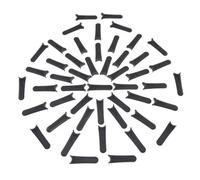 Flymo Lawnmower Plastic Cutting Blades (Pack Of 50) - Compatible Non-Genuine Equivalent To Fly014 By Ufixt