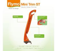Flymo Mini Trim ST 230W 21cm Single Manual Head Electric Grass Trimmer