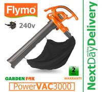 Flymo PowerVac 3000 Corded 2-in-1 Blower Vacuum