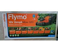 Flymo Simpli Mow 320 18v Battery Lawnmower Lawn Mower Kit 4.0