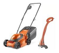 Flymo SimpliMow 300 Rotary Lawn Mower & Mini Trim Grass Trimmer Kit 970502932