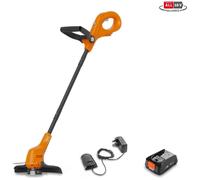 Flymo 18V SimpliTrim 250 Cordless Grass Trimmer - Lightweight & Easy-to-Use for Precise Lawn Edging - Battery & Charger Included, Orange