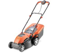 FLYMO Speedi-Mo 360C Rotary Lawn Mower - Orange & Grey, Orange,Silver/Grey