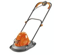 Flymo Turbo Lite 270 Electric Hover Lawn Mower, 1400W, 27cm Cutting Width | Corded hover mowing, Smooth cutting, Lightweight handling, Natural grass mulching, 10m power cable