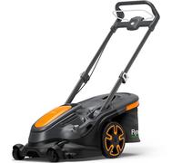 Flymo 36V UltraMow Duo 460 Cordless Lawn Mower - Powerful & Efficient with 46cm Cutting Width and Dual Blades - Includes 2x 4Ah Batteries & Chargers