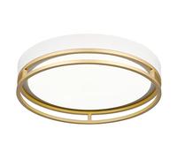 Flynix 12.5 Inch LED Flush Mount Ceiling Light Fixture, 26W, Super Bright 1700 Lumens, 3 Color 3000K/4000K/5000K, Dimmable Ceiling Lamp for Bedroom Hallway Bathroom Kitchen Laundry (White Gold)
