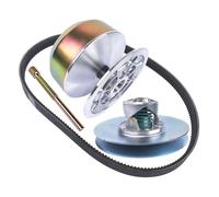 Flynsu Primary & Secondary Drive Clutch w/Belt & Puller Replacement for John Deere Gator 4X2 6X4, 1200A Bunker and Field Vehicle AM140985, AM140967, RE28721, JDG1641
