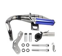 FLYPIG Exhaust W/Expansion Chamber For Honda DIO50 AF18 AF24 AF27 AF28 AF30 Dio Exhaust System Muffler Pipe Elite Sym 50 (Dio SA50 SR50 SK50 SYM DD50 Arnada 50 Dio 50 DD50 Jolie 50)