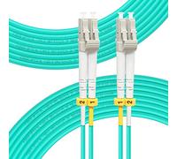 FLYPROFiber 100m/328ft OM3 LC to LC Fiber Patch Cable | Length Options: 0.2m-100m, 10GB Duplex, 50/125um Multimode Fiber Optic Cable Cord LSZH 100Meter(328ft)