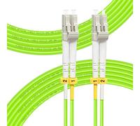 FLYPROFiber 15M OM5 LC to LC Fibre Optic Patch Cable | Length Options: 0.2m - 20m 40GB/100GB Duplex LC-LC 50/125 um Multimode Fibre Optic Cable LSZH 15m