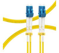 FLYPROFiber 1m/3ft OS2 LC to LC Fiber Patch Cable | Length Options: 0.2m-200m | Single Mode Duplex, 9/125um SMF Fiber Optic Cable Cord LSZH 1Meter(3ft)