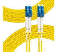 FLYPROFiber 30m/98ft OS2 LC to LC Fiber Patch Cable | Length Options: 0.2m-200m | Single Mode Duplex, 9/125um SMF Fiber Optic Cable Cord LSZH 30Meter(98ft)