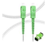 FLYPROFiber Armored SC/APC to SC/APC Fiber Optic Internet Cable 20m/66ft