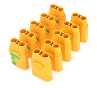 FLYRC 5 Pairs Amass XT90S XT90-S XT90 Connector Anti-Spark Male Female Motor Adapter for Battery ESC and Charger Lead for RC Car Truck