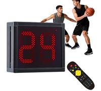Flyrivergo Basketball Shot Clock Timer,14/24/25/30/35/40/60 Seconds Countdown Timer, Portable Shot Clock with Buzzer for All Sports