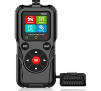 FlyroadUp OBD2 Scanner with Battery Tester, Car Code Reader for Check Engine Light, Live Data, Battery Voltage & Life, Automotive Diagnostic Tool for OBDII Vehicles 1996 & Newer