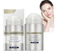 Flys/mus Collagen Peptides Firming Serum Stick,Retinol & Collagen Neck Facial Care Stick,Luxurious Colla/gen Firming Cream Sti/ck,Advanced Skin Tightening Cream,Neck and Face Serum Care Sti/ck