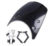 Flyscreen For BMW For R Nine T For RNINET 2014-2021 Windshield Windscreen Headlight Fairing Motorcycle Flyscreen Deflector Motorcycle Windscreen(Black)