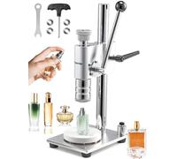 Flyseago Perfume Bottle Crimper Capper Height Adjustable Manual Desktop Perfume Bottle Crimping&Capping Machine for 15mm Bottle Caps for Sealing Vial Bottles, Sprayers