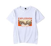 Flyself Anime T-Shirt Midoriya Lzuku Ochaco Uraraka Todoroki Shoto Cosplay Summer Tee Shirt Short Sleeve Tops for Girls and Boys