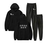 Flyself Unisex Haikyuu 2 Pieces Tracksuit Sets Cosplay Haikyuu Kozume Kenma Gakuen Koukou Costume Sports Suit Sweatsuits High School Volleyball Uniform for Boys Girls