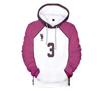 Flyself Unisex Haikyuu Hoodie 3D Printed Sweatshirts Pullover Cosplay Hinata Shoyo Kageyama Tobio Outwear Top Sweater High School Volleyball Uniform