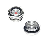 Flyshop Aluminum Alloy Air Compressor Oil Level Sight Glass, 33mm Dia
