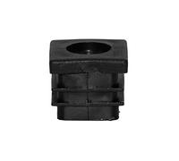 Flyshop Black M6 Threaded Plastic Plugs Square Tube End Caps Tubing Plugs Inserts Furniture Glider 20 mm x 20 mm 4 Pcs