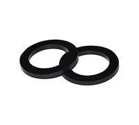 Flyshop Black Rubber Washer Synthetic Rubber Grommets Flat Washers for Bolts Spacers, Vibration Suppression Pack of 20 (1-1/4" ID x 1-13/16" OD, 32mm ID x 46mm OD)