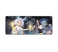 Flyshun Arlecchino The Knave Anime Mouse Mat 80 x 30 cm - Rectangular Mouse Mat (31 x 11.8 Inches) with Non-Slip Base for Gamers and Office (Sigewinne)