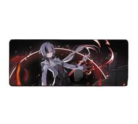 Flyshun Arlecchino The Knave Anime Mouse Mat, 80 x 30 cm, Rectangular Mouse Mat (31 x 11.8 Inches) with Non-Slip Base for Gamers and Office (Arlecchino The Knave 2)