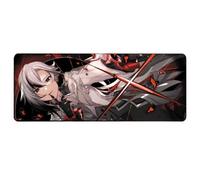 Flyshun Arlecchino The Knave Anime Mouse Mat, 80 x 30 cm, Rectangular Mouse Mat (31 x 11.8 Inches) with Non-Slip Base for Gamers and Office (Arlecchino The Knave 4)