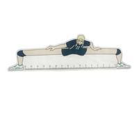 Flyshun Hinata Shoyo Anime Ruler - 15cm Plastic Ruler Measuring Tool for School, Office & Crafts (Kei Tsukishima)