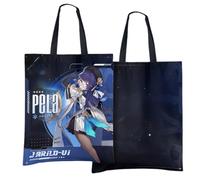 Flyshun Jingliu Anime Character Shopping Handbag-34 x 42 cm High Reusable Grocery Bag Leisure Canvas Bag, Pelageya, 34 x 42 cm