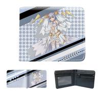 Flyshun Tokisaki Kurumi Anime Wallet for Women Men Slim Leather Bifold Bi-Fold Wallets, Black Wallet, ID Credit Card Zero Wallet, Cosplay Accessories, Tobiichi Origami 1, Standard, Classic
