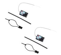 Flysky 2PCS FS-GR3E Receiver, Waterproof 3 Channel 2.4G Frequency DC 5V Receiver for FS-GT2 FS-GT2B FS-GT3B FS-GT3C FZ-IT4S RC Car Boat Transmitter Geekstory
