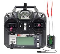 FLYSKY FS-i6X 10CH 2.4GHz RC Transmitter Controller w/FS-iA10B Receiver Upgrade Cable for RC Helicopter Plane Quadcopter Glider (Mode_2)