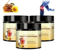 Flysmus Bee Venom Cream, Flysmus Bee Venom Pain Relief Bone Healing Cream, Bee Venom Cream for Arthritis, Bee Venom Treatment Cream (3PCS)