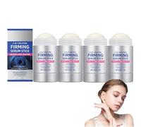 Flysmus Collagen Peptides Firming Serum Stick, Advanced Retinol Firming Serum Stick, Retinol Stick for Tightening Sagging Skin, Smooth,Tighten and Firm Face, Neck, Reduces Wrinkles (30g, 4)