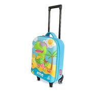 3D Dinosaur 13L Hardtop Cabin Suitcase Carry-on Luggage With Wheels Flyte Blue One Size