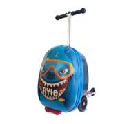 Stormy the Shark 18" Scooter Suitcase Folding Luggage With Wheels Flyte Blue One Size